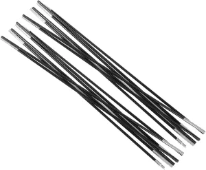 Ejoyous Tent Poles 3.96m, Fiberglass Replacement, Universal, Black, Unique Style, for Outdoor Camping Support