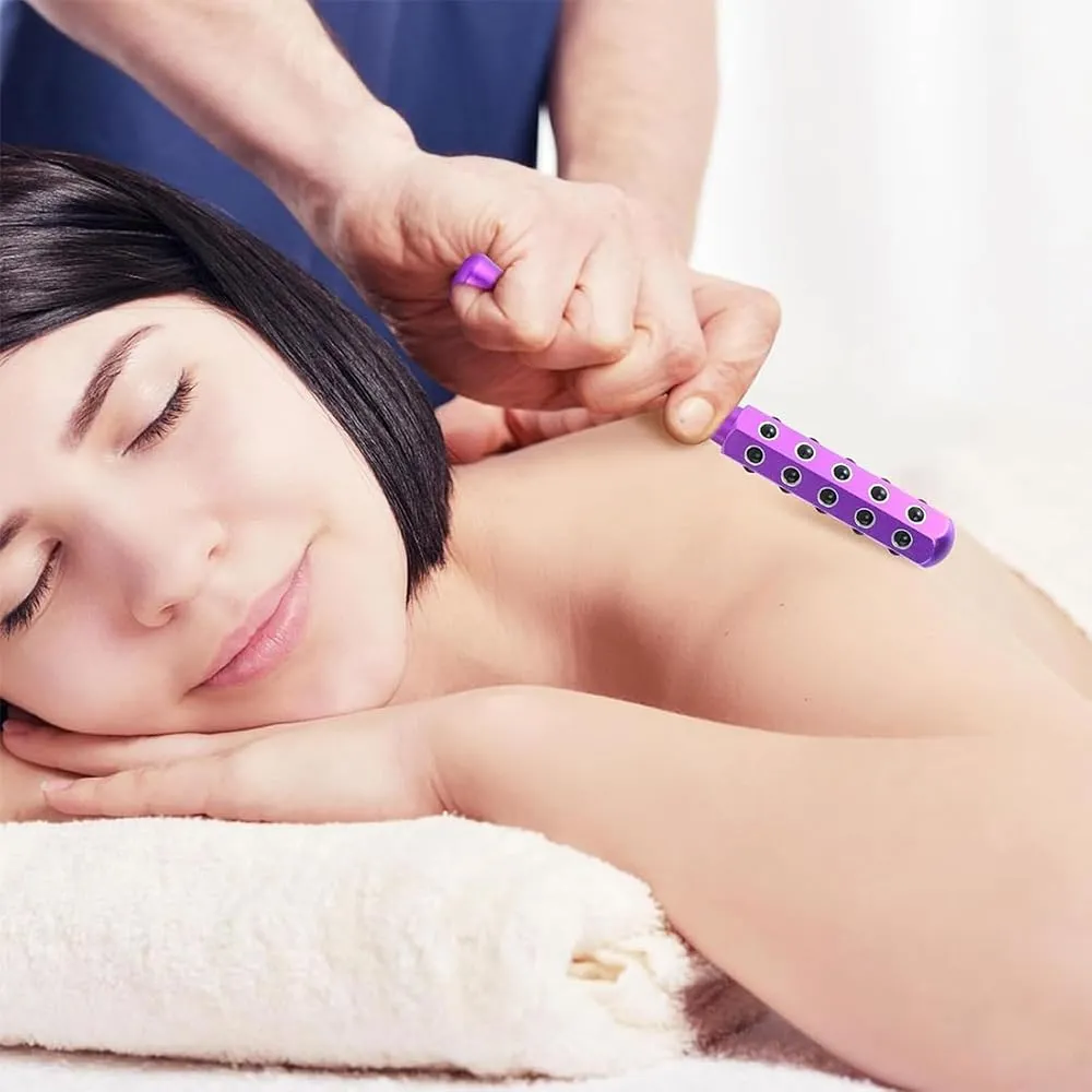Elarique Glow Sculpting - Beauty Roller, 2025 New Uplift Facial Massaging Beauty Tool, Tourmaline Face Roller,Massage Face Tool, Cooling & Sculpting, Portable with Ergonomic Handle (A-1)