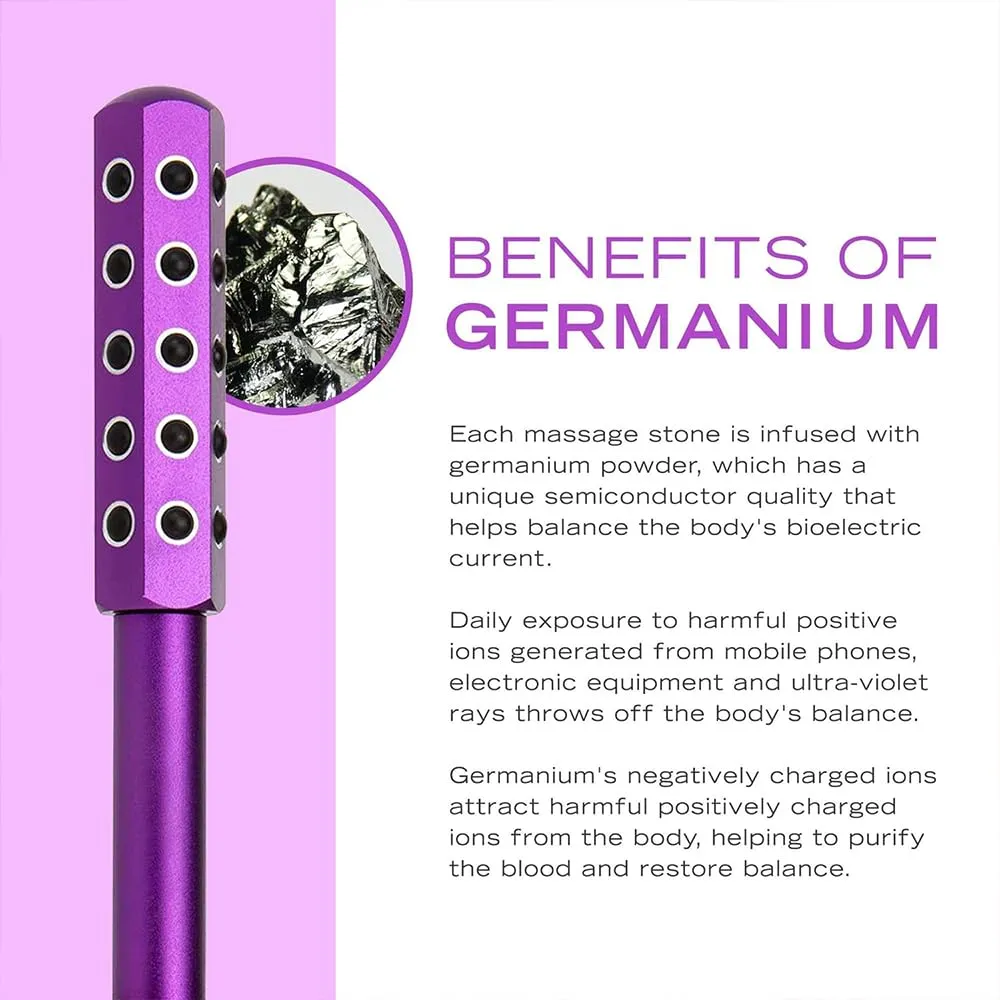 Elarique Glow Sculpting - Beauty Roller, 2025 New Uplift Facial Massaging Beauty Tool, Tourmaline Face Roller,Massage Face Tool, Cooling & Sculpting, Portable with Ergonomic Handle (A-1)