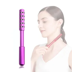 Elarique Glow Sculpting - Beauty Roller, 2025 New Uplift Facial Massaging Beauty Tool, Tourmaline Face Roller,Massage Face Tool, Cooling & Sculpting, Portable with Ergonomic Handle (A-1)