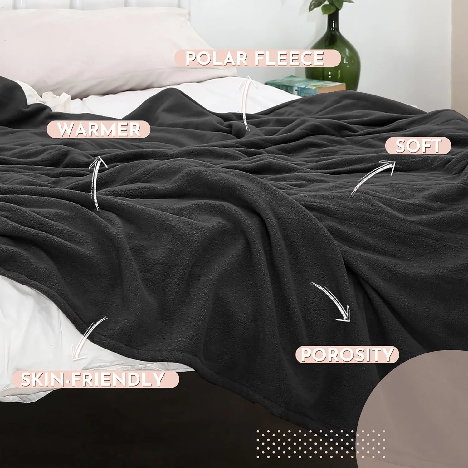 Electric Blanket 72'' x 84'' Full Size Soft Heated Blanket with 4 Levels of Heat ＆ 10 Hour Auto Off, Machine Washable - Steel Gray