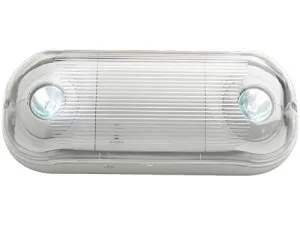 EMAMRWP - Flame-Retardant High Impact Thermoplastic Outdoor Weatherproof Emergency Light
