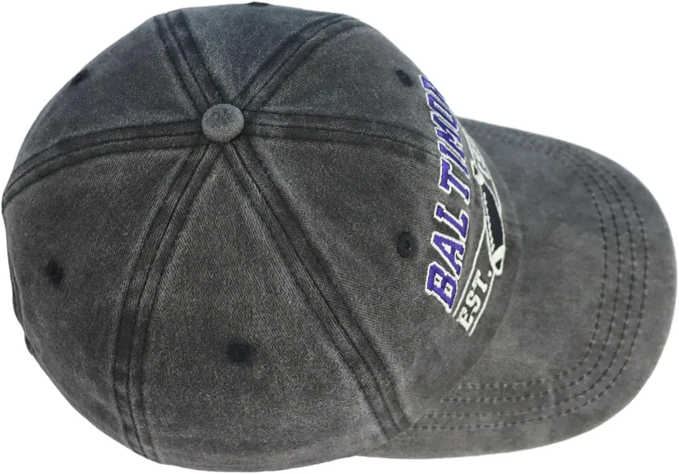Embroidered City Football Hat for Men Women, Adjustable Unisex Cotton Fans Baseball Cap