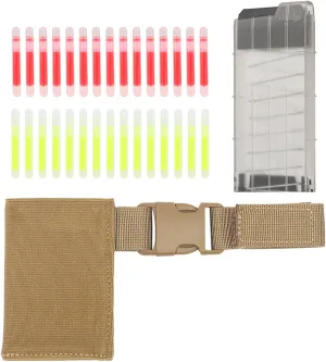 Emergency Glow Sticks for Marking and Signaling, Portable Labeling Tool with Sleeve