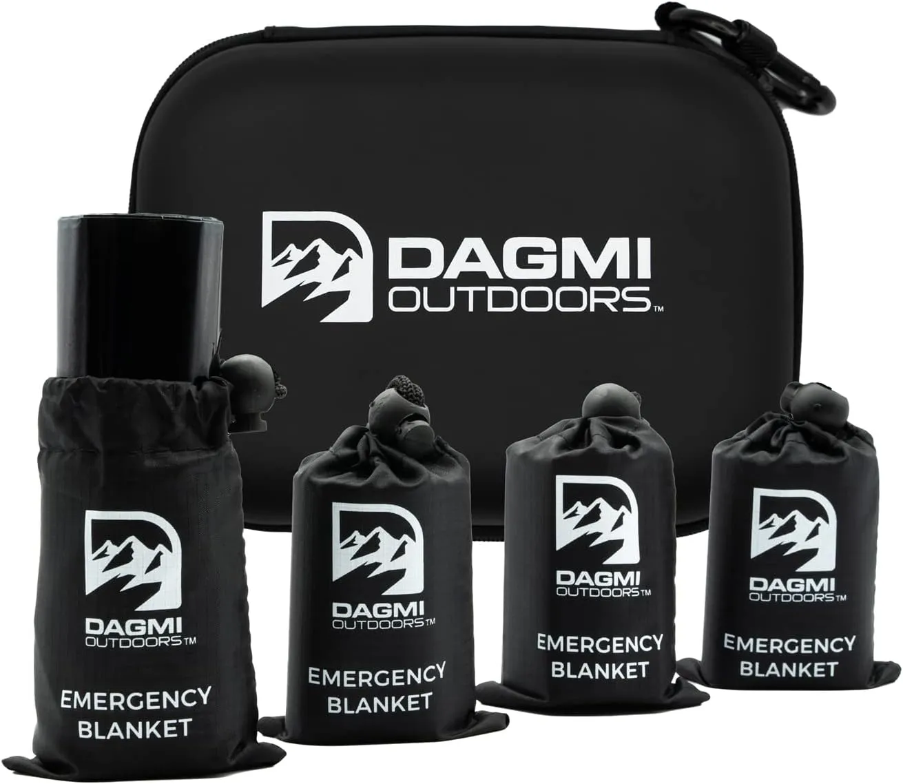 Emergency Survival Blanket 4 Pack Thermal Mylar Foil Space Blankets for Extreme Cold Weather - NASA Designed - Perfect for Camping, Hiking, Car, Warmth - Outdoor Waterproof Gear