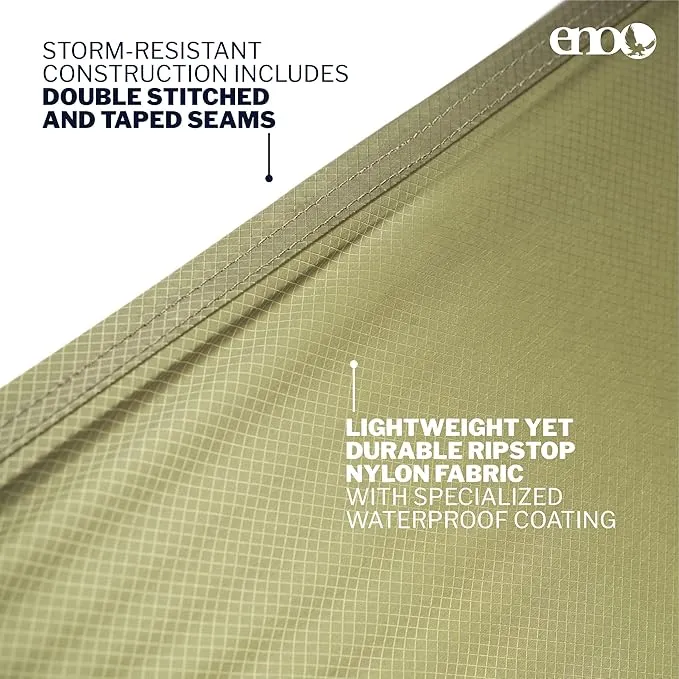 ENO - Eagles Nest Outfitters HouseFly Rain Tarp, Ultralight Camping Tarp