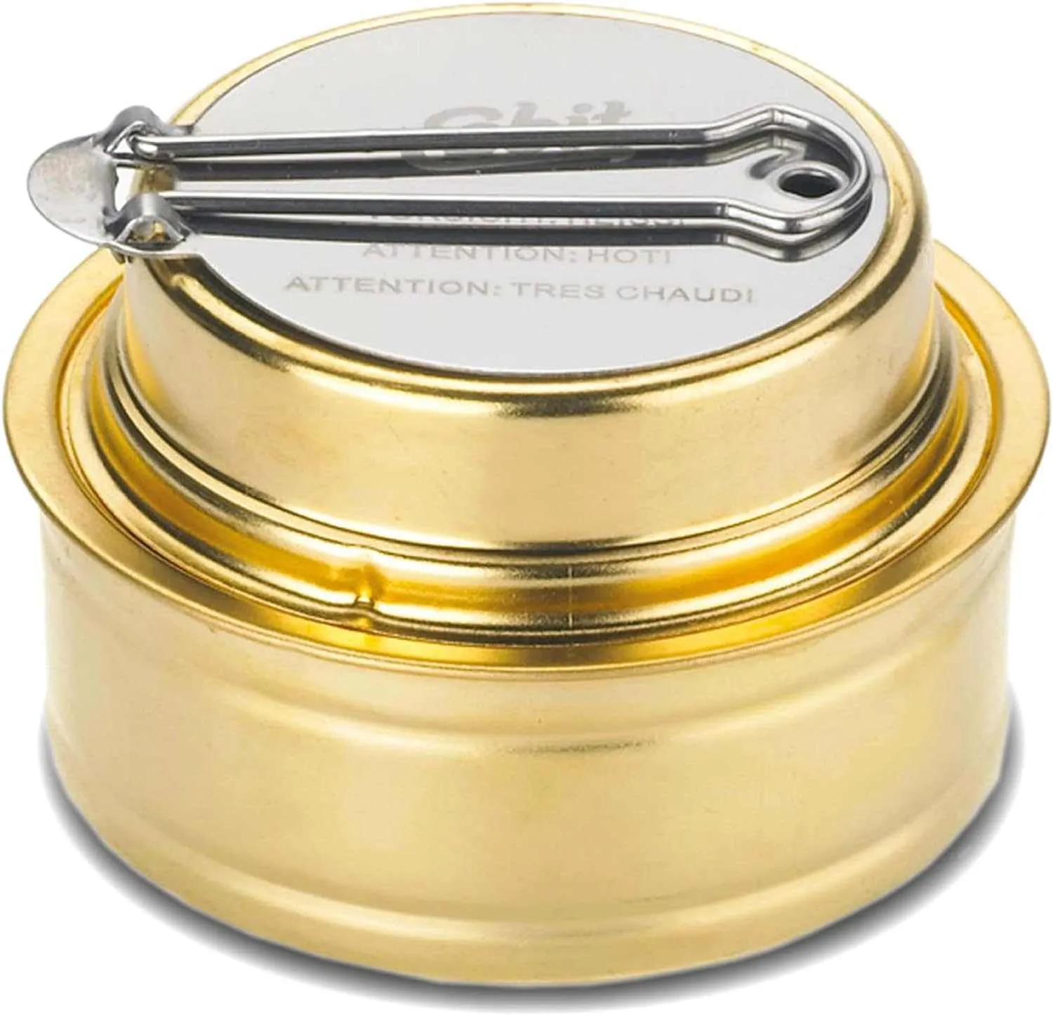 Esbit Brass Alcohol Burner Camping Stove with Variable Temperature Control