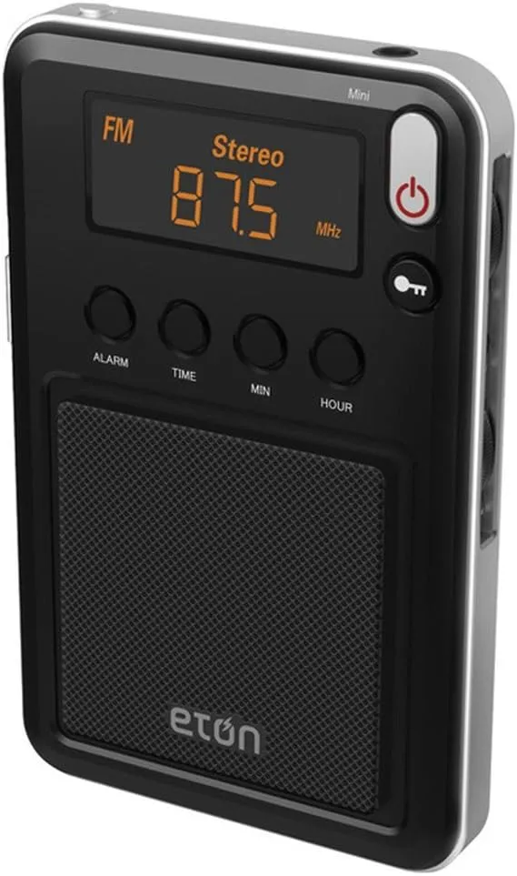 Eton Mini Compact AM/FM/Shortwave Radio, Black
