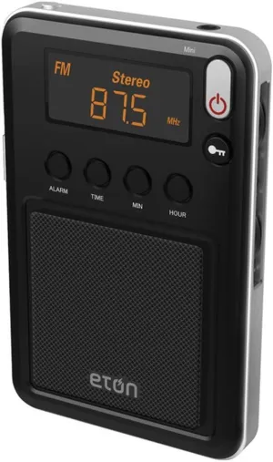 Eton Mini Compact AM/FM/Shortwave Radio, Black