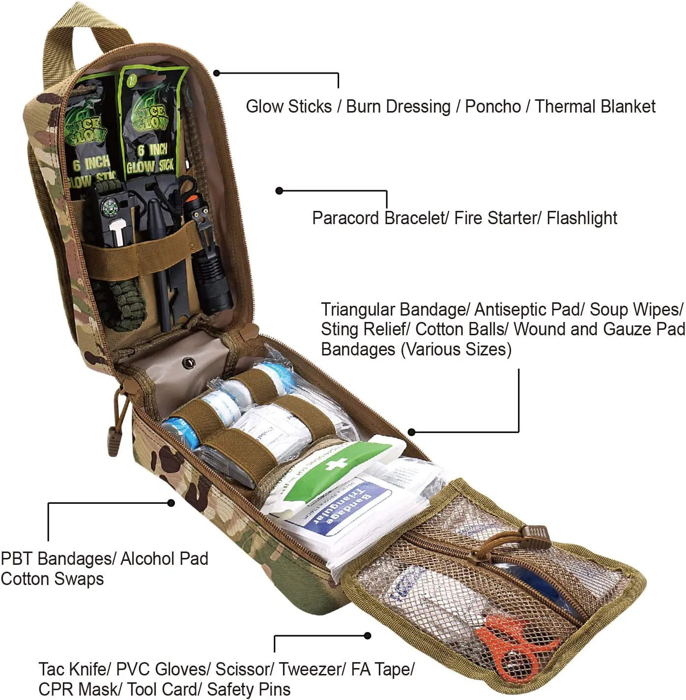 EVERLIT 250-Piece Tactical First Aid Kit