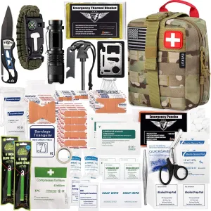 EVERLIT 250-Piece Tactical First Aid Kit