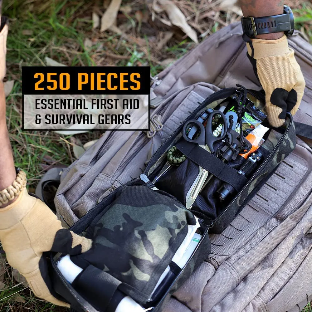 EVERLIT 250-Piece Tactical First Aid Kit