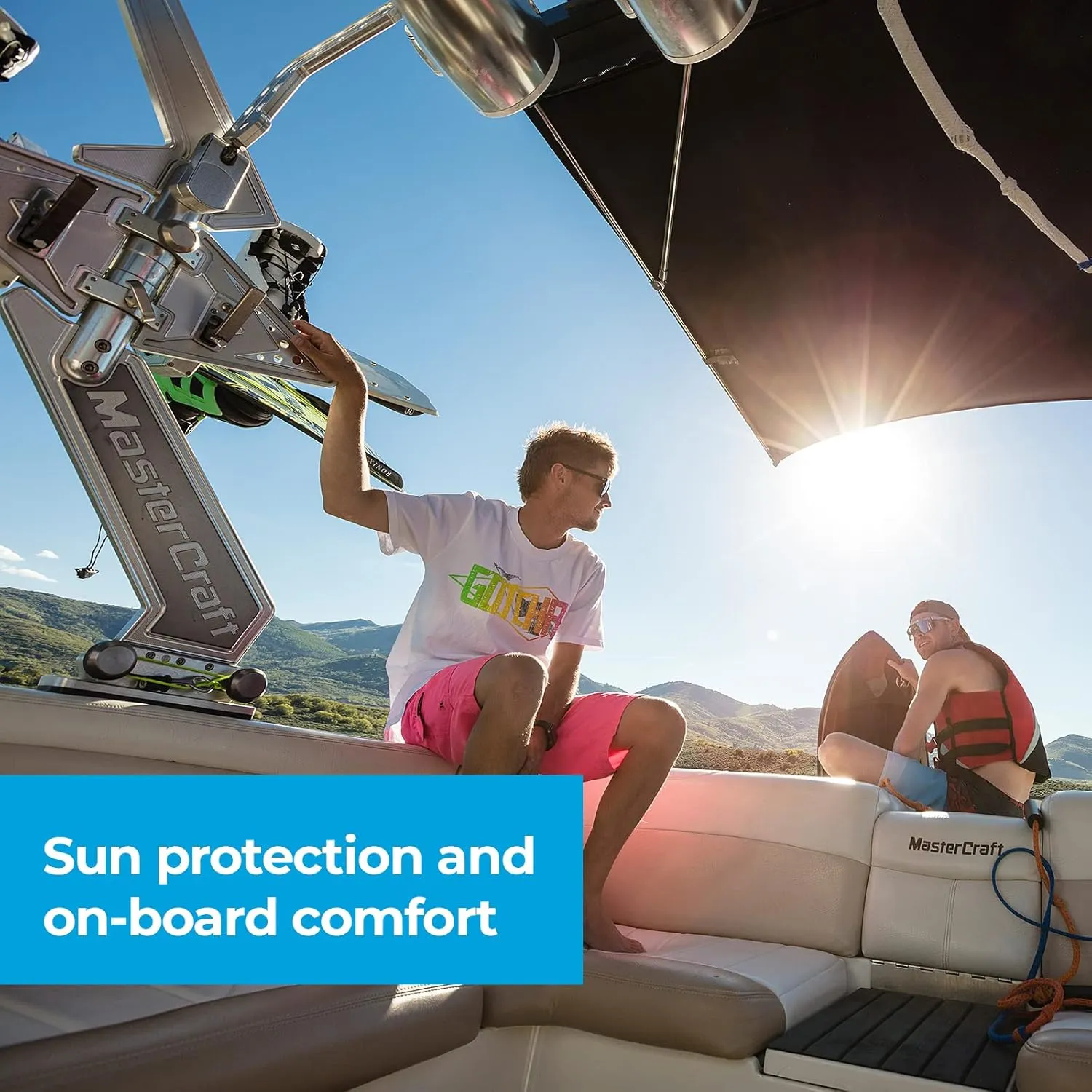EXL WakeShade Universal Boat Shade Extension by SugarHouse Industries