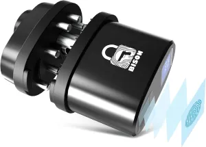 Fingerprint Trigger Lock, Gun Locks Fit Most Handguns and Rifles 360° Touch 1 Second Unlock - Easy to Use - Including USB Charge Cable, Keys, and Product Instructions CA DOJ Approved
