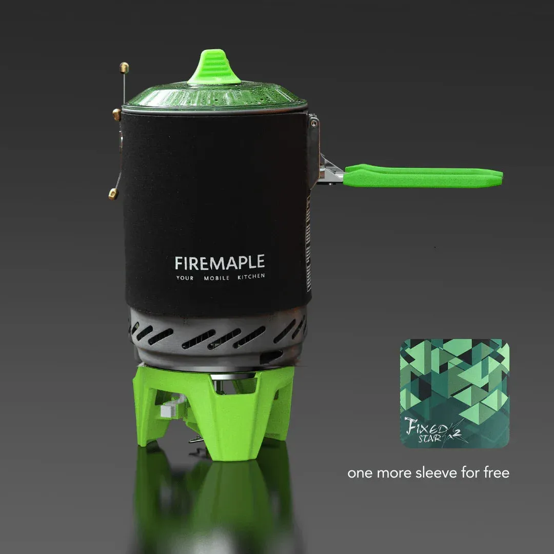 FIRE-MAPLE FMS-X2 Portable Cooking System – High-Efficiency Gas Stove for Camping & Hiking