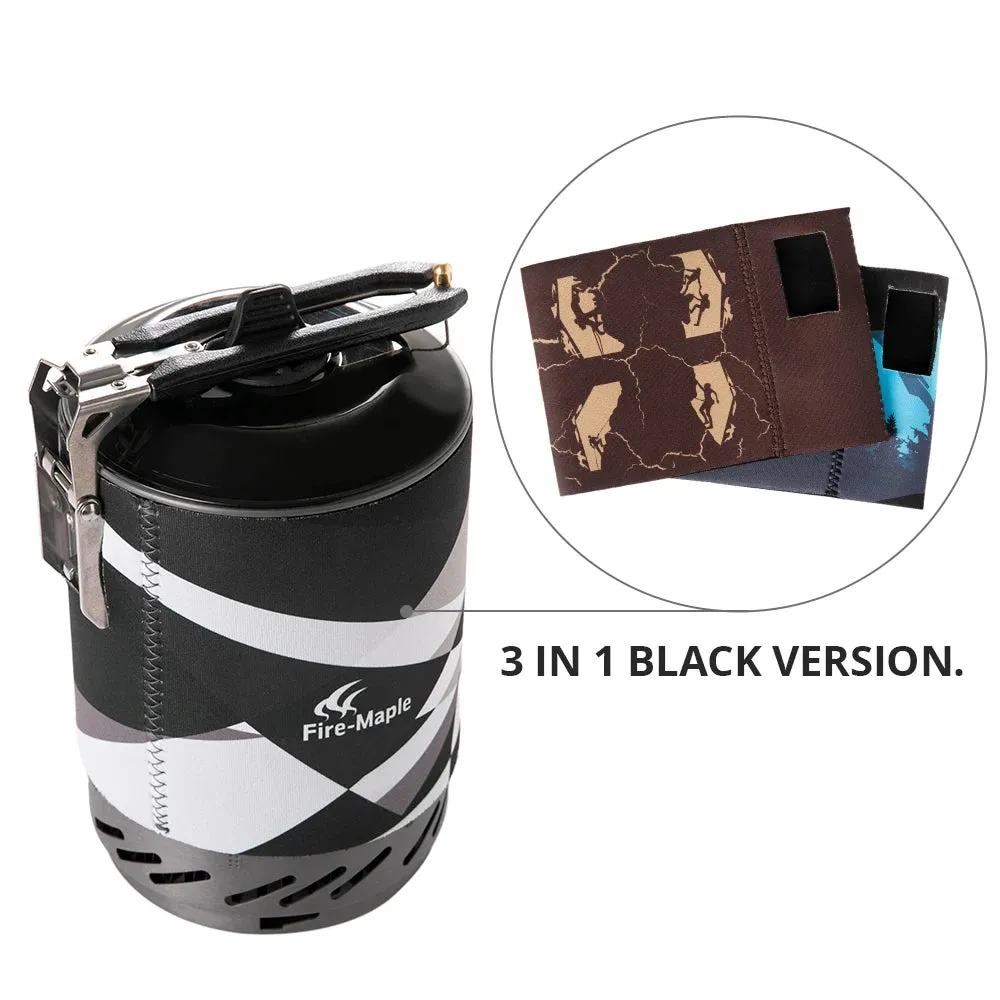 FIRE-MAPLE FMS-X2 Portable Cooking System – High-Efficiency Gas Stove for Camping & Hiking