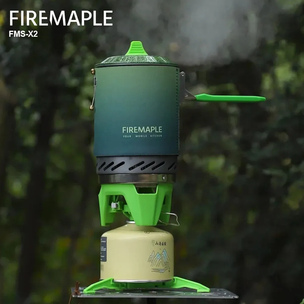 FIRE-MAPLE FMS-X2 Portable Cooking System – High-Efficiency Gas Stove for Camping & Hiking