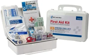 First Aid Only 90562 ANSI A 2015 and OSHA Compliant First Aid Kit, 25-Person Emergency First Aid Kit for Business, Home, Car, and Construction Sites, 89 Pieces