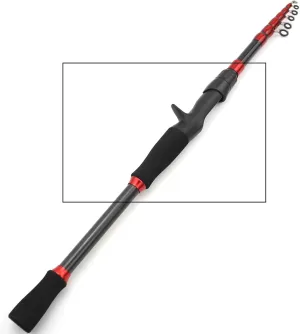 Fishing Poles 1.6m-2.7m Telescopic Fishing Rod Carbon Portable Spinning Casting Rod Lure Fishing Lure Weight 7-28g M Power Fast Rod Fishing Rod and Reel Combos ( Color : Casting Rod , Size : 1.8m )