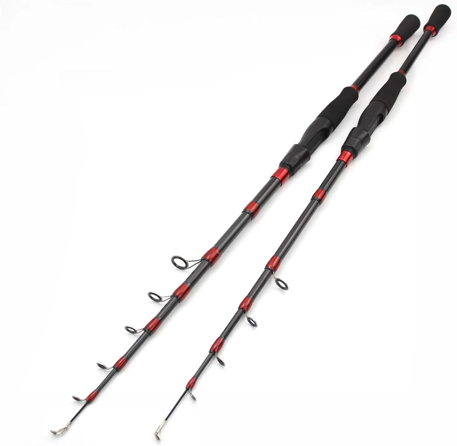 Fishing Poles 1.6m-2.7m Telescopic Fishing Rod Carbon Portable Spinning Casting Rod Lure Fishing Lure Weight 7-28g M Power Fast Rod Fishing Rod and Reel Combos ( Color : Casting Rod , Size : 1.8m )