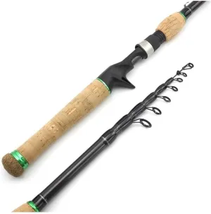 Fishing Poles 1.8m-2.4m Carbon Telescopic Fishing Rod Extended Cork Handle M Power Fast Lure Rod Telescopic Fishing Rod