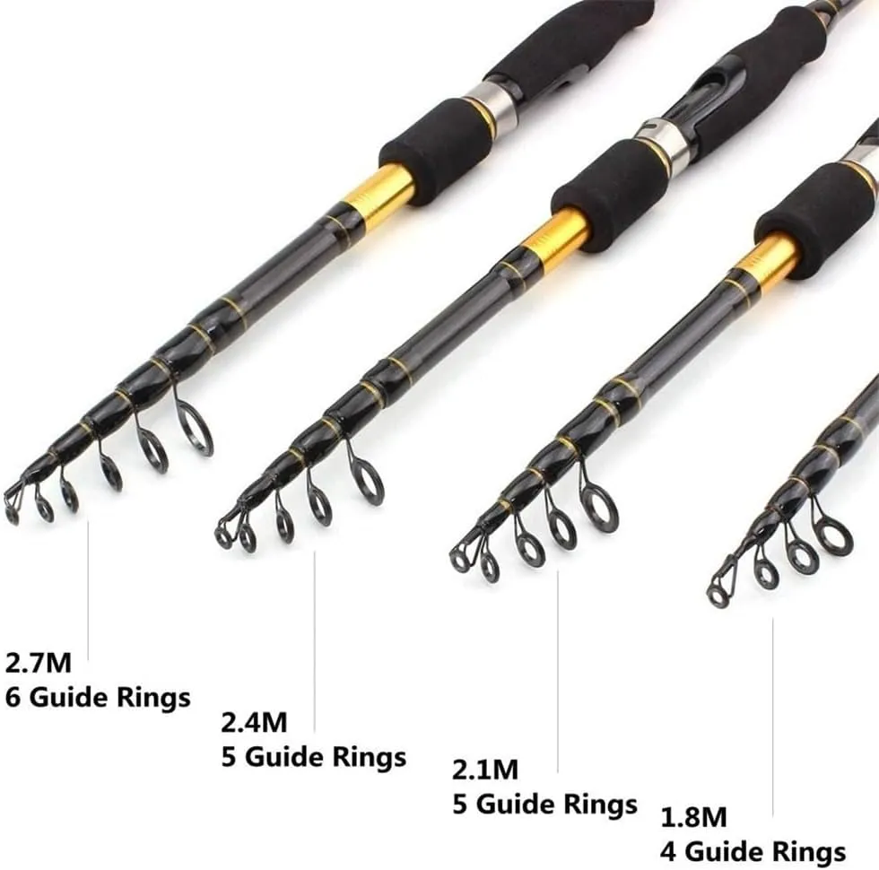 Fishing Poles Carbon Rod M Power Lure 7g -28g Portable Telescopic Fishing Rod Fishing Tackle Sea Rod Telescopic Fishing Rod