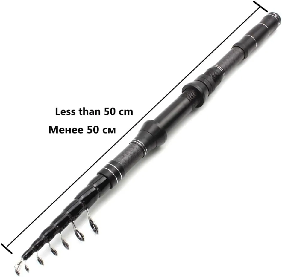 Fishing Poles Multifunction Telescopic Fishing Rod Carbon carp Rod Portable Travel for Fresh Salt Water Trout Rod Telescopic Fishing Rod