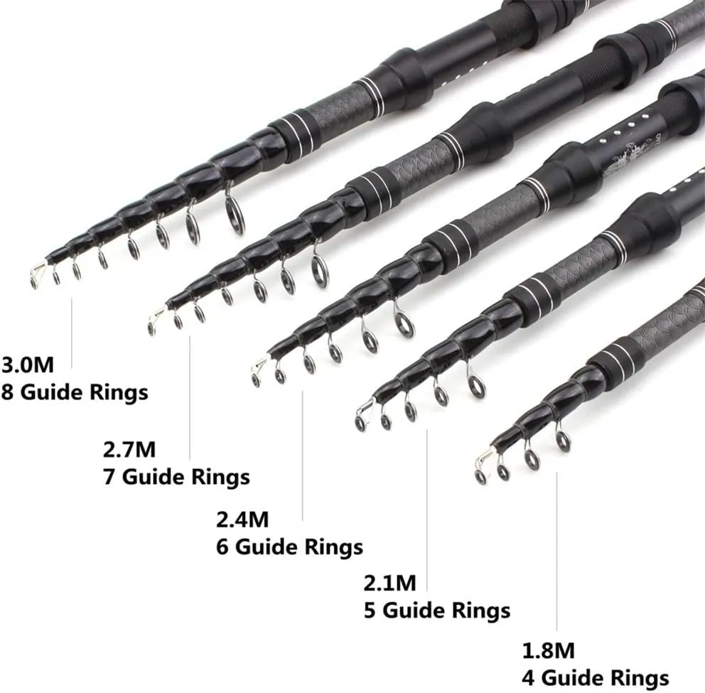 Fishing Poles Multifunction Telescopic Fishing Rod Carbon carp Rod Portable Travel for Fresh Salt Water Trout Rod Telescopic Fishing Rod