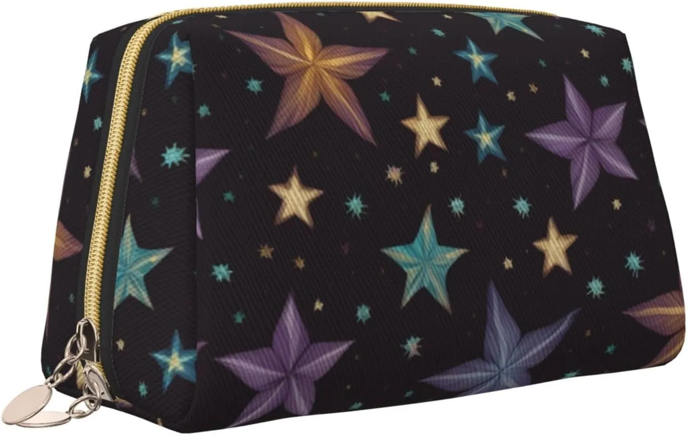 Flower Hummingbirds Toiletry Pouch, Travel-Friendly Makeup Organizer For Makeup Brushes, Lipsticks