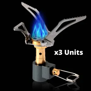 Folding Camping Stove Top x3