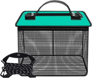 Folding Fishing Net Fishing Protections Live Fish Bucket Portable Meshes Fishing Net Storage Cage Fish Protectors Enduri