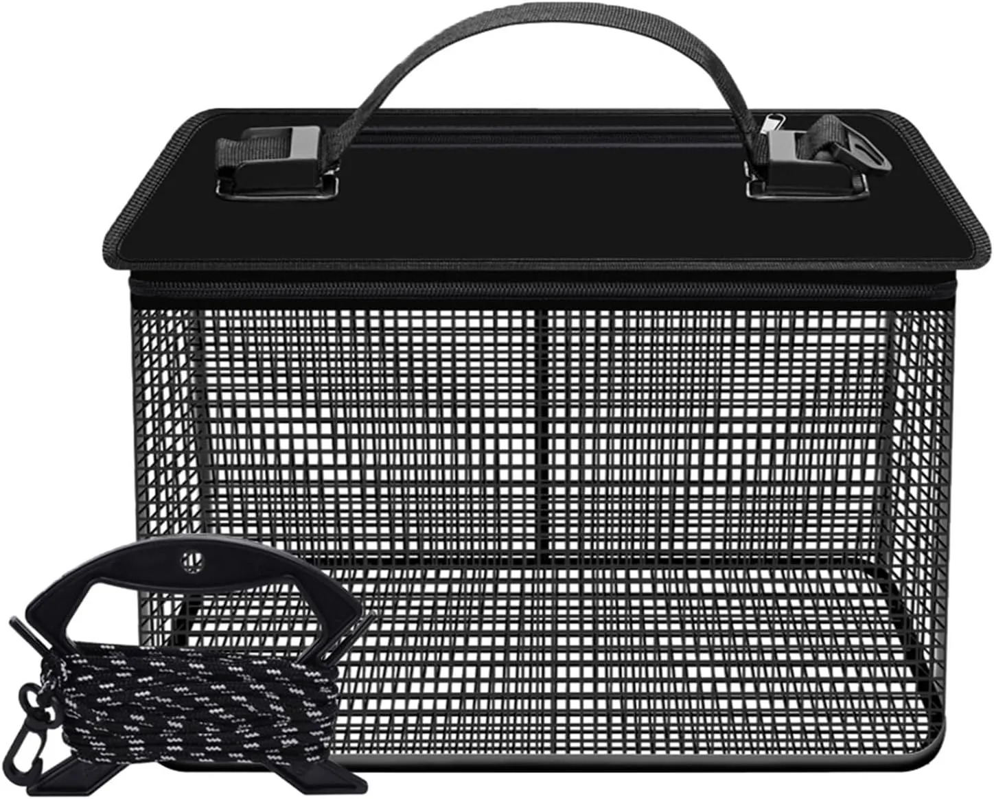 Folding Fishing Net Fishing Protections Live Fish Bucket Portable Meshes Fishing Net Storage Cage Fish Protectors Enduri