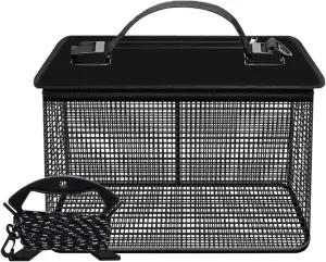 Folding Fishing Net Fishing Protections Live Fish Bucket Portable Meshes Fishing Net Storage Cage Fish Protectors Enduri