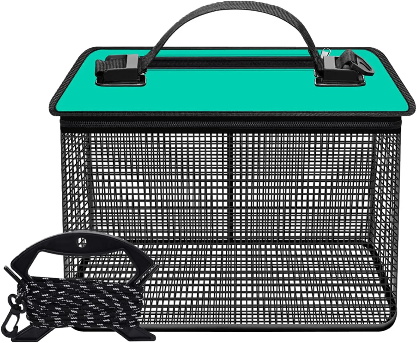Folding Fishing Net Fishing Protections Live Fish Bucket Portable Meshes Fishing Net Storage Cage Fish Protectors Enduri