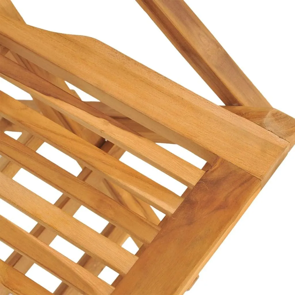 Folding Patio Chairs Set of 8 Teak Wood Outdoor Chairs with Armrests and Backrest Comfortable Outdoor Furniture for Patio, Garden, Beach, Lawn, Dining, and Camping