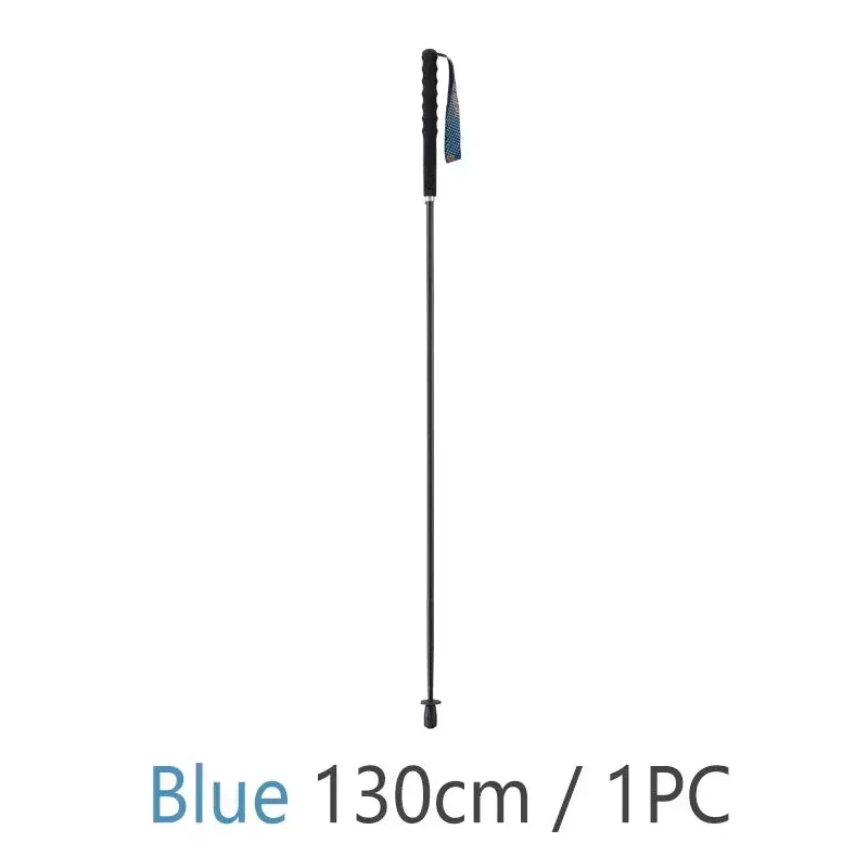 Folding Ultra-Light Carbon Fiber Hiking Poles: 5-Section Trekking Sticks