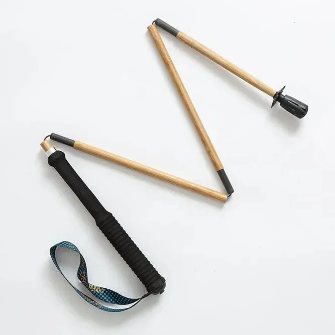 Folding Ultra-Light Carbon Fiber Hiking Poles: 5-Section Trekking Sticks