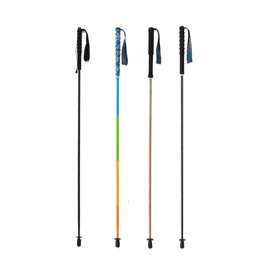 Folding Ultra-Light Carbon Fiber Hiking Poles: 5-Section Trekking Sticks