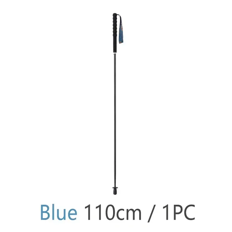 Folding Ultra-Light Carbon Fiber Hiking Poles: 5-Section Trekking Sticks