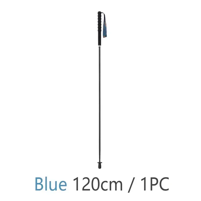 Folding Ultra-Light Carbon Fiber Hiking Poles: 5-Section Trekking Sticks