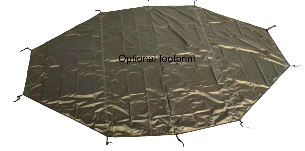 Footprint for Vern 2 Tent by Nortent   2 Person Camping & Hiking Tent - Vern 2 Tent - 3.9kg by Nortent