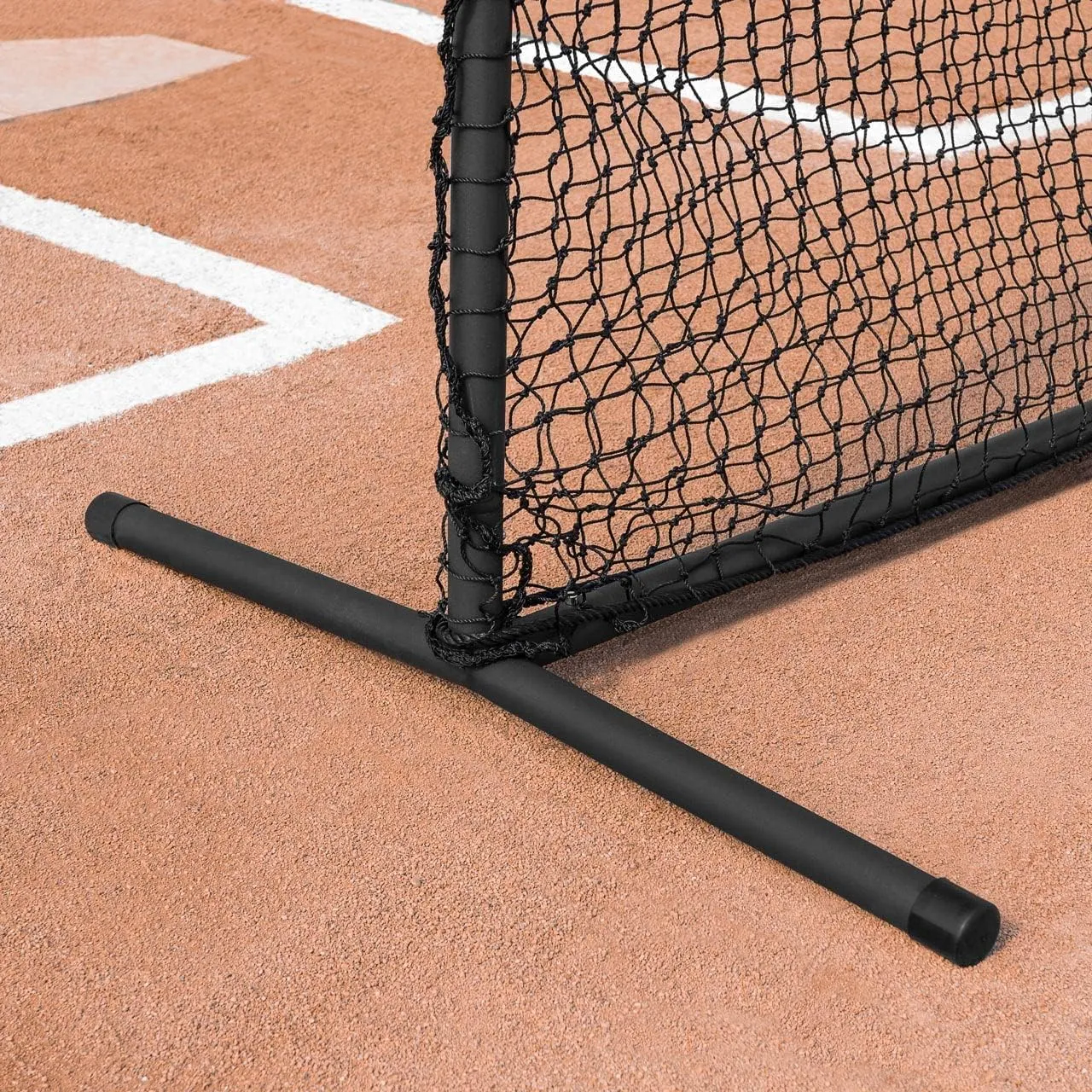 FORZA Compact Baseball L-Screen | 6.5ft x 4ft Protective Screen – Weatherproof Steel Frame & Double-Layer Netting