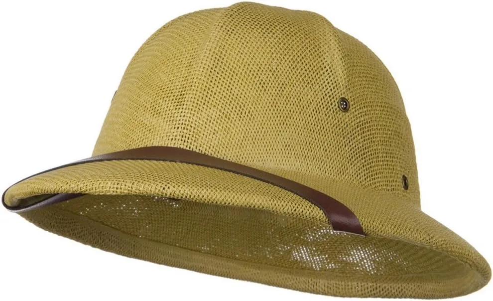 Funny Party Hats Pith Hat – Pith Hat Helmet – Safari Hats – Adult Costume Hats – French Pith Hat Beige