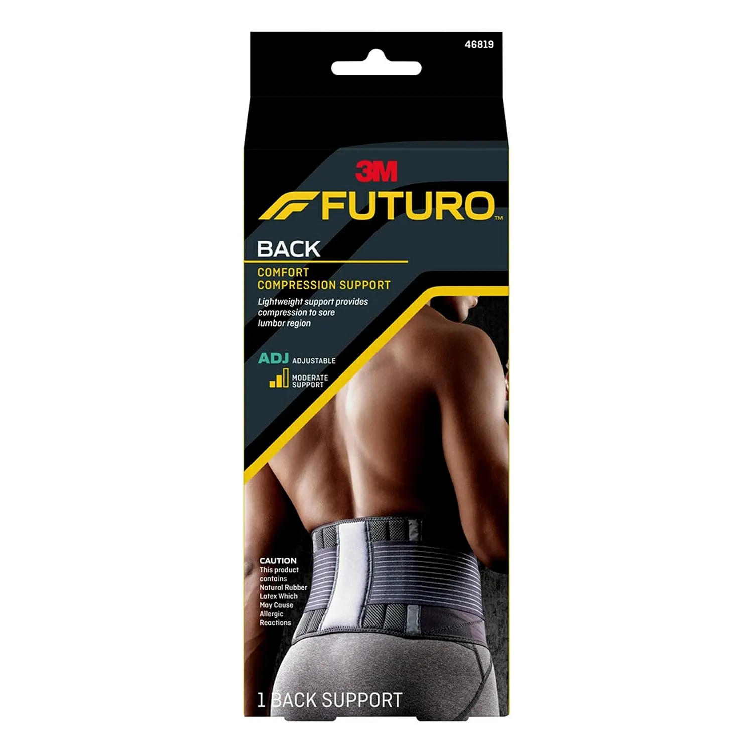 Futuro 46819ENR Comfort Compression Back Support, Adjustable
