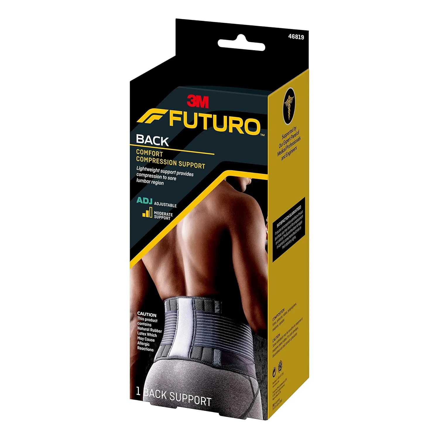 Futuro 46819ENR Comfort Compression Back Support, Adjustable