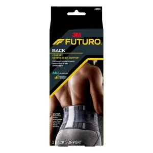 Futuro 46819ENR Comfort Compression Back Support, Adjustable