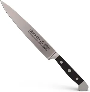 Güde Alpha Series Hand Forged/Sharpened Carving Knife, 8-in - Ice Hardened Steel - Made in Solingen, Germany Since 1910