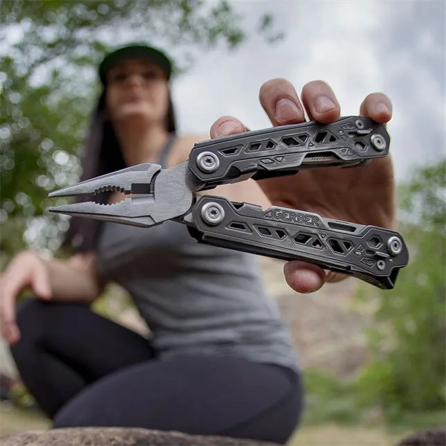 Gerber Truss Multi-tool Camping Hunting W/ Sheath 17 In 1