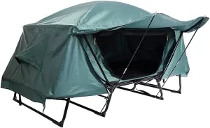 GeRRiT Camping Tent Bed Double Layer Outdoor Camping Tent Portable Folding Oxford Cloth Tent for Outdoor Camping, Hiking, Fishing Hiking, Picnic