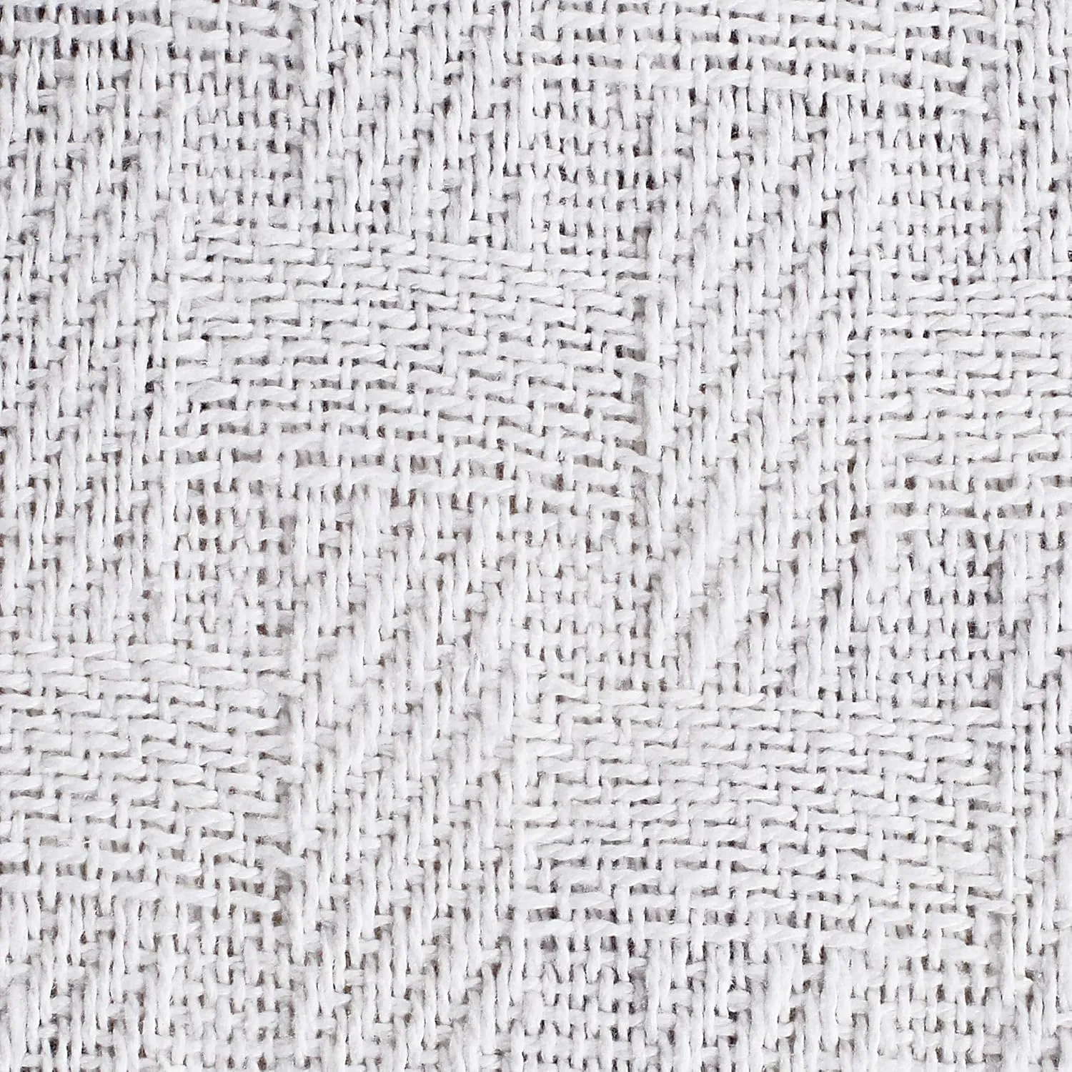 GLAMBURG 100% Cotton Breathable Bed Blanket, Cotton Thermal Blankets King Size - Perfect for Layering Any Bed for All Season - White